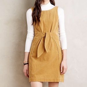 Anthropologie corduroy shift dress